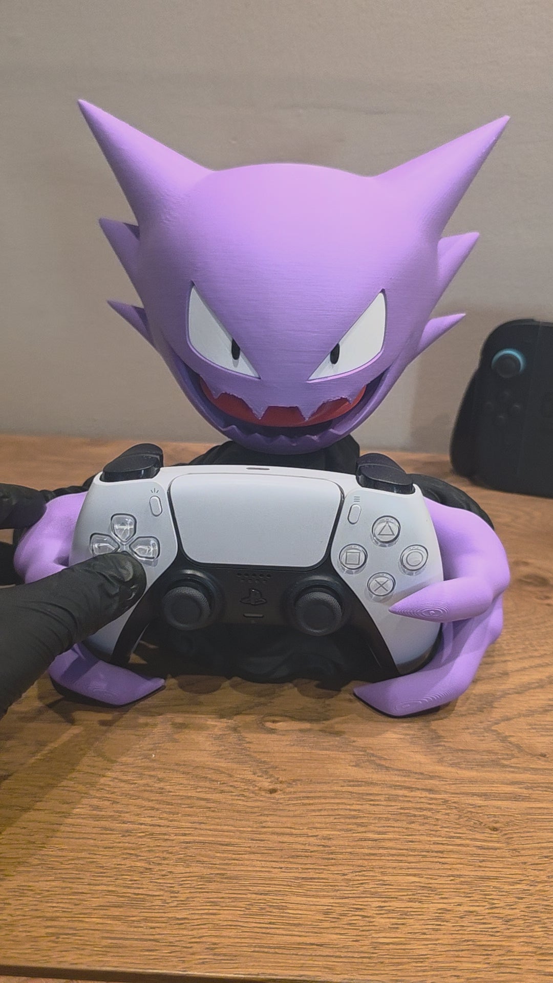 Haunter Controller Holder — 3D Printed Pokémon Gaming Stand for PS5, Xbox & Nintendo Switch