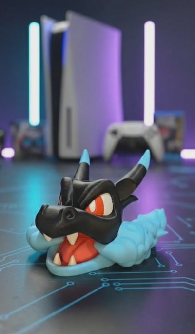 Mega Charizard X - Universal Controller Stand & Gaming Decor