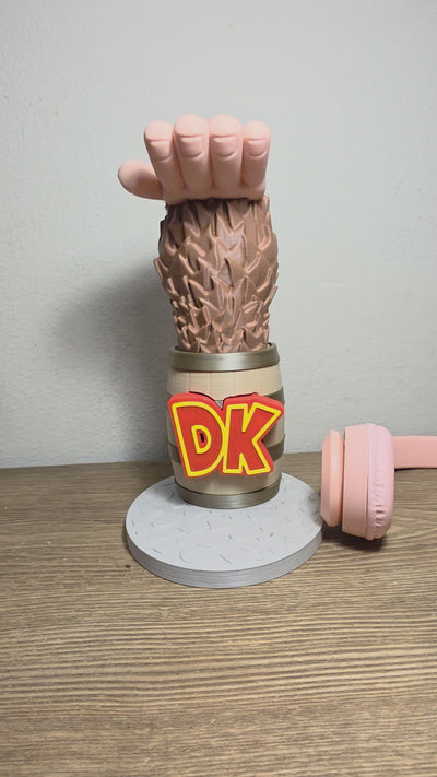 Donkey Kong Headphone Stand - Gaming Desk Accessory