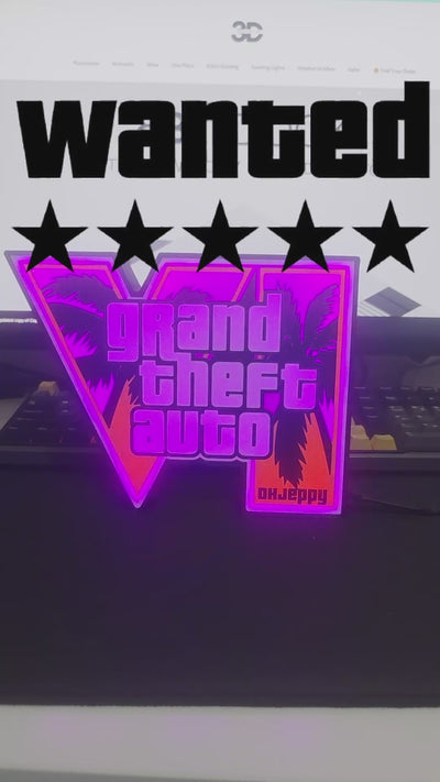 GTA 6 LED RGB Lightbox