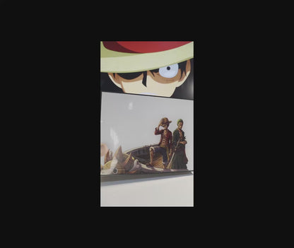 One Piece Hidden Scene LED Lamp - Magic Transforming Anime Light Box - Secret Detail Manga Art - Luffy & Crew Night Light - Unique Gift for Anime Fans