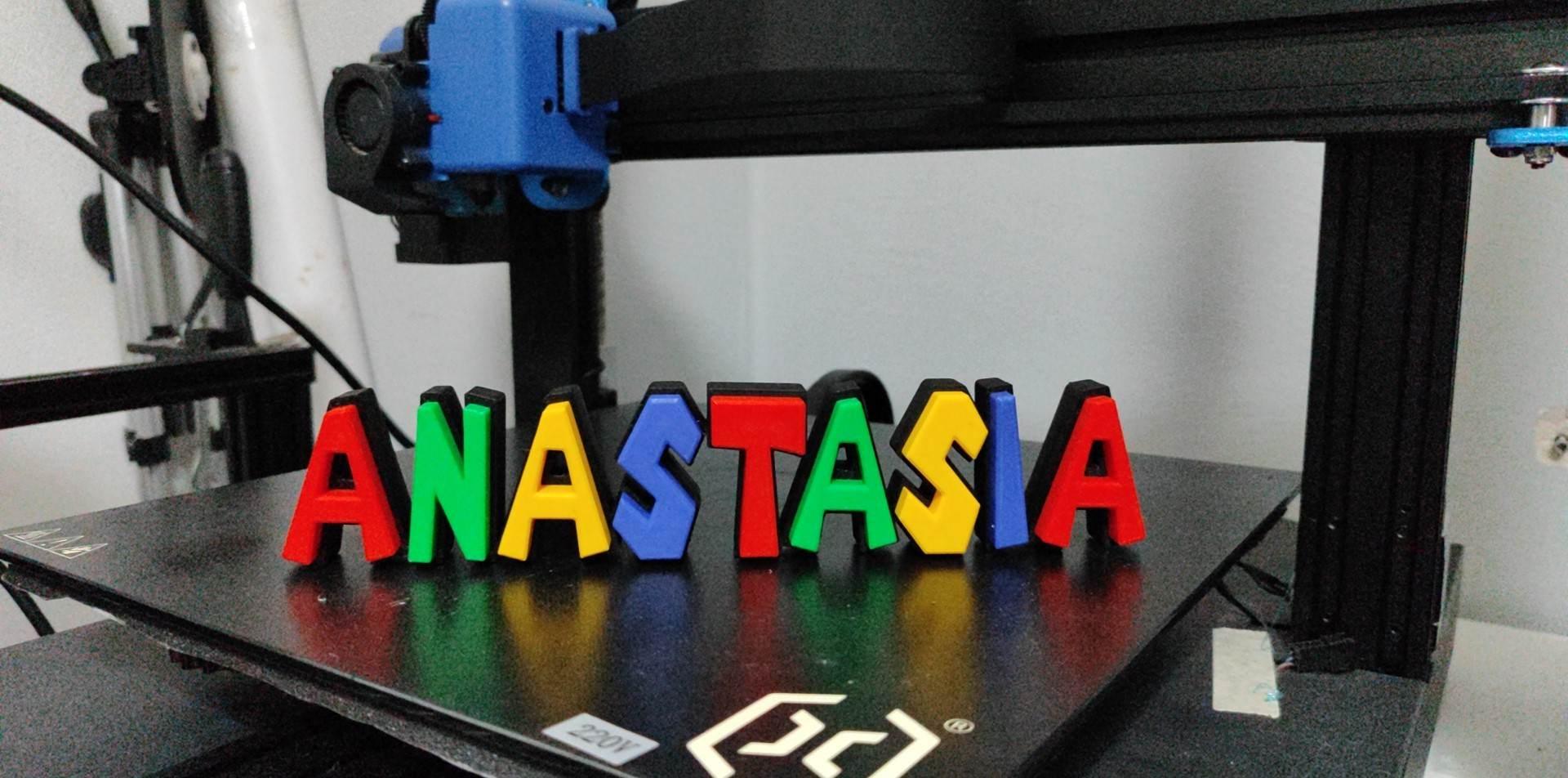 Custom Nameplate Sign in Super Mario Font Style - 3DPrintingLabDesigns