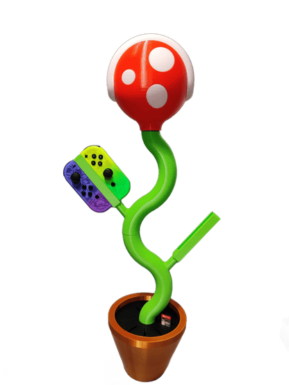 Custom 3D-Printed Piranha Plant Charging Station for Nintendo Fans