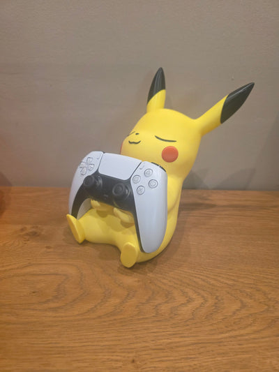 Pikachu Controller Stand for PS5 & Xbox, Cute Sleeping Pokemon Controller Holder, Gaming Desk Decor and Gift for Gamers