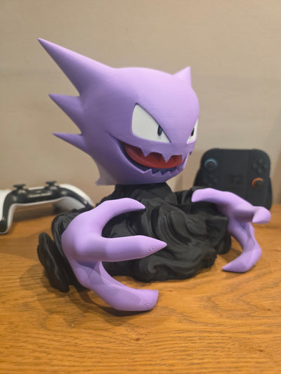 Haunter Controller Holder — 3D Printed Pokémon Gaming Stand for PS5, Xbox & Nintendo Switch