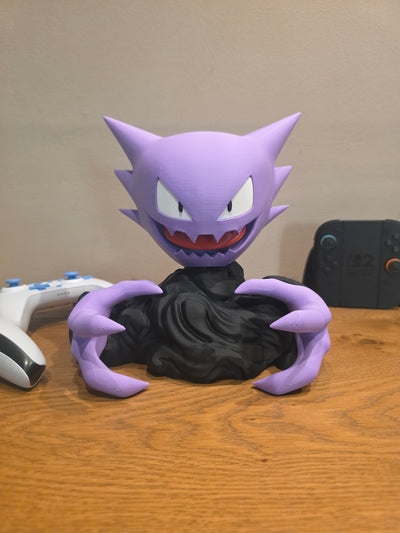 Haunter Controller Holder — 3D Printed Pokémon Gaming Stand for PS5, Xbox & Nintendo Switch