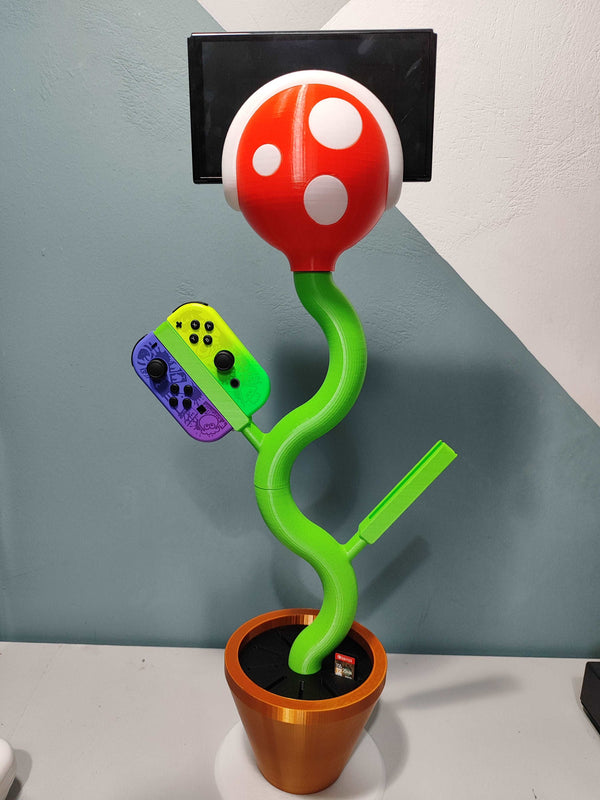 Fully Assembled Nintendo Switch Super Mario Piranha Plant Stand Charging Station