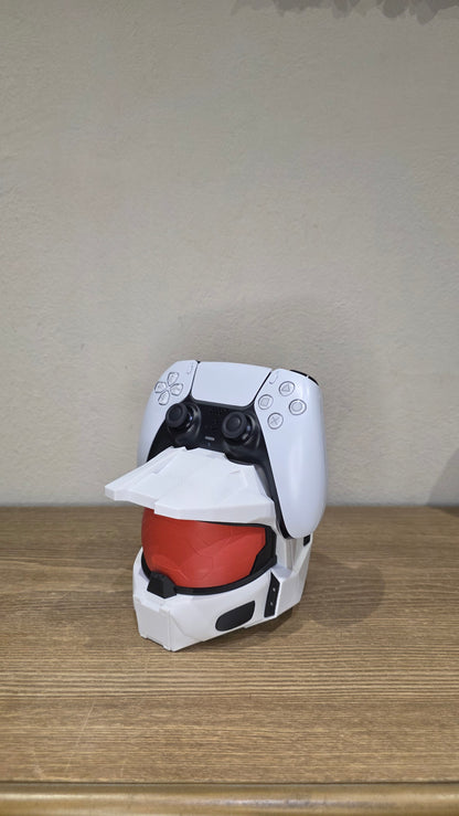 Halo Master Chief Controller Stand – Xbox & PS5 Holder – Spartan Gaming Desk Decor