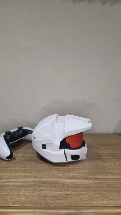 Halo Master Chief Controller Stand – Xbox & PS5 Holder – Spartan Gaming Desk Decor