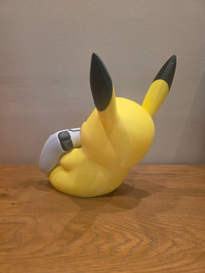 Pikachu Controller Stand for PS5 & Xbox, Cute Sleeping Pokemon Controller Holder, Gaming Desk Decor and Gift for Gamers