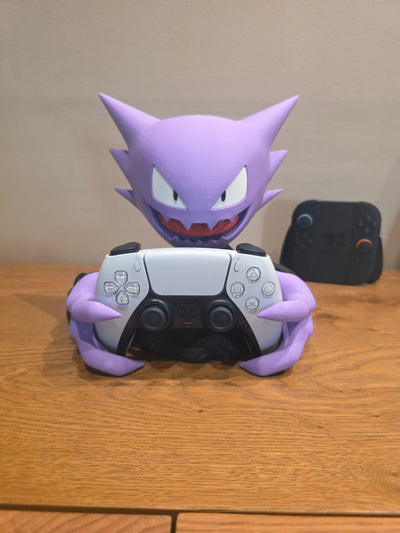 Haunter Controller Holder — 3D Printed Pokémon Gaming Stand for PS5, Xbox & Nintendo Switch