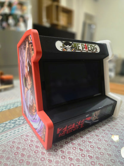 Nintendo Switch 2 Arcade Cabinet Dock in One Piece Roronoa Zoro Theme, Anime Manga Stand gift, Switch & gaming room accessories decor