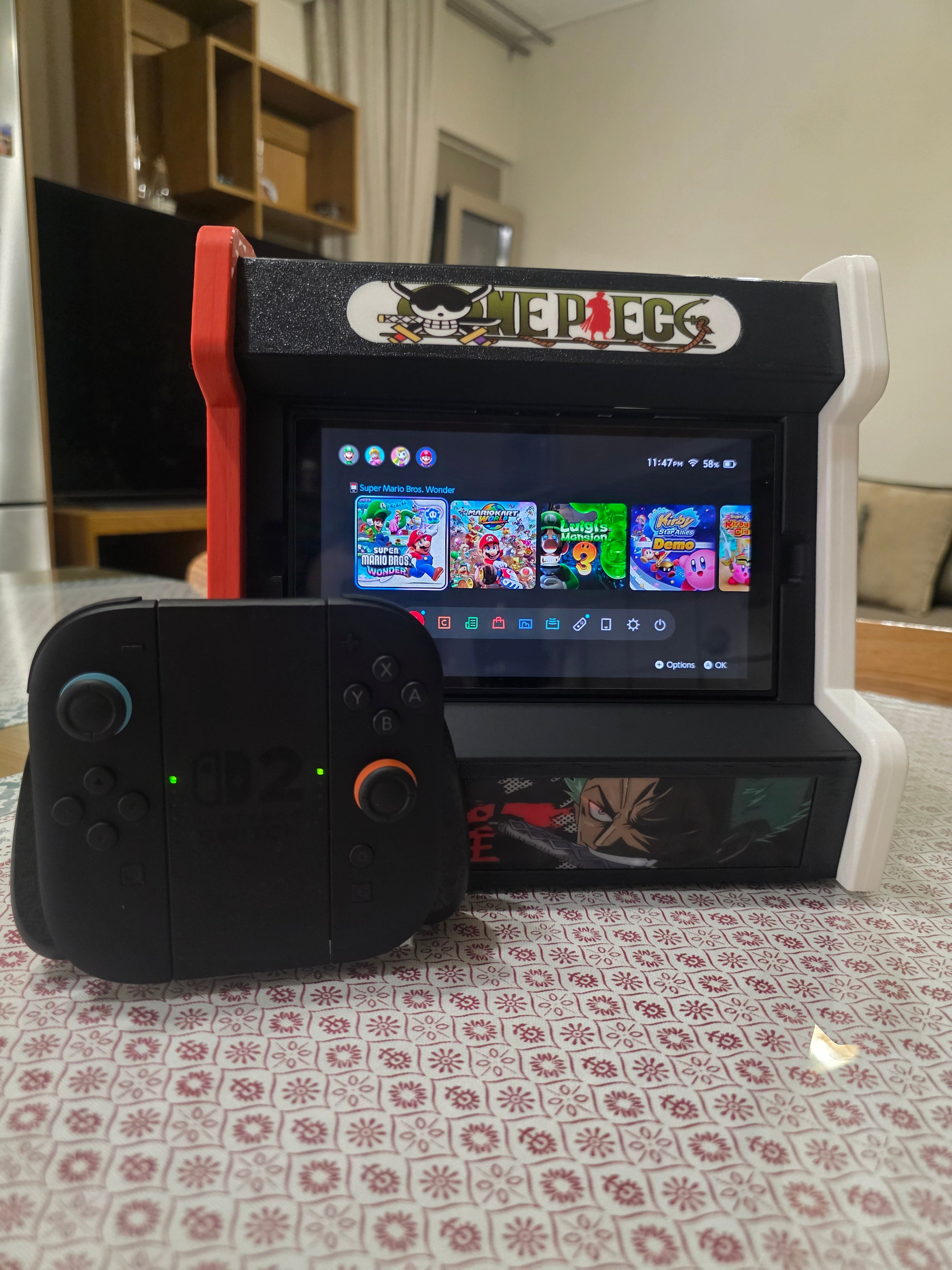 Nintendo Switch 2 Arcade Cabinet Dock in One Piece Roronoa Zoro