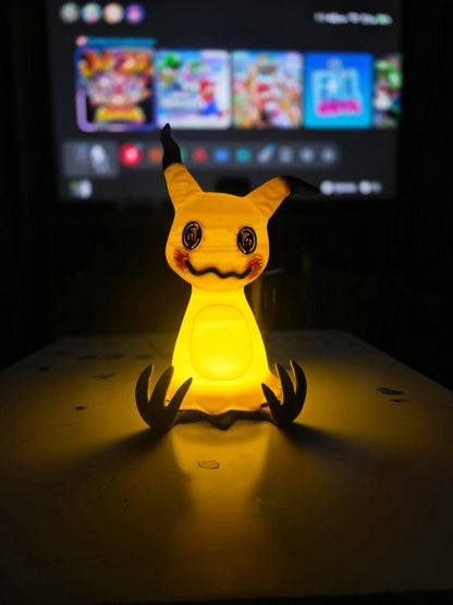 Mimikyu Controller Stand Lamp, Ghost Glow Night Light, Gaming Room Decor