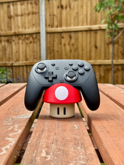 Nintendo Switch 1 & 2 Pro Controller Mushroom Toad Stand Holder