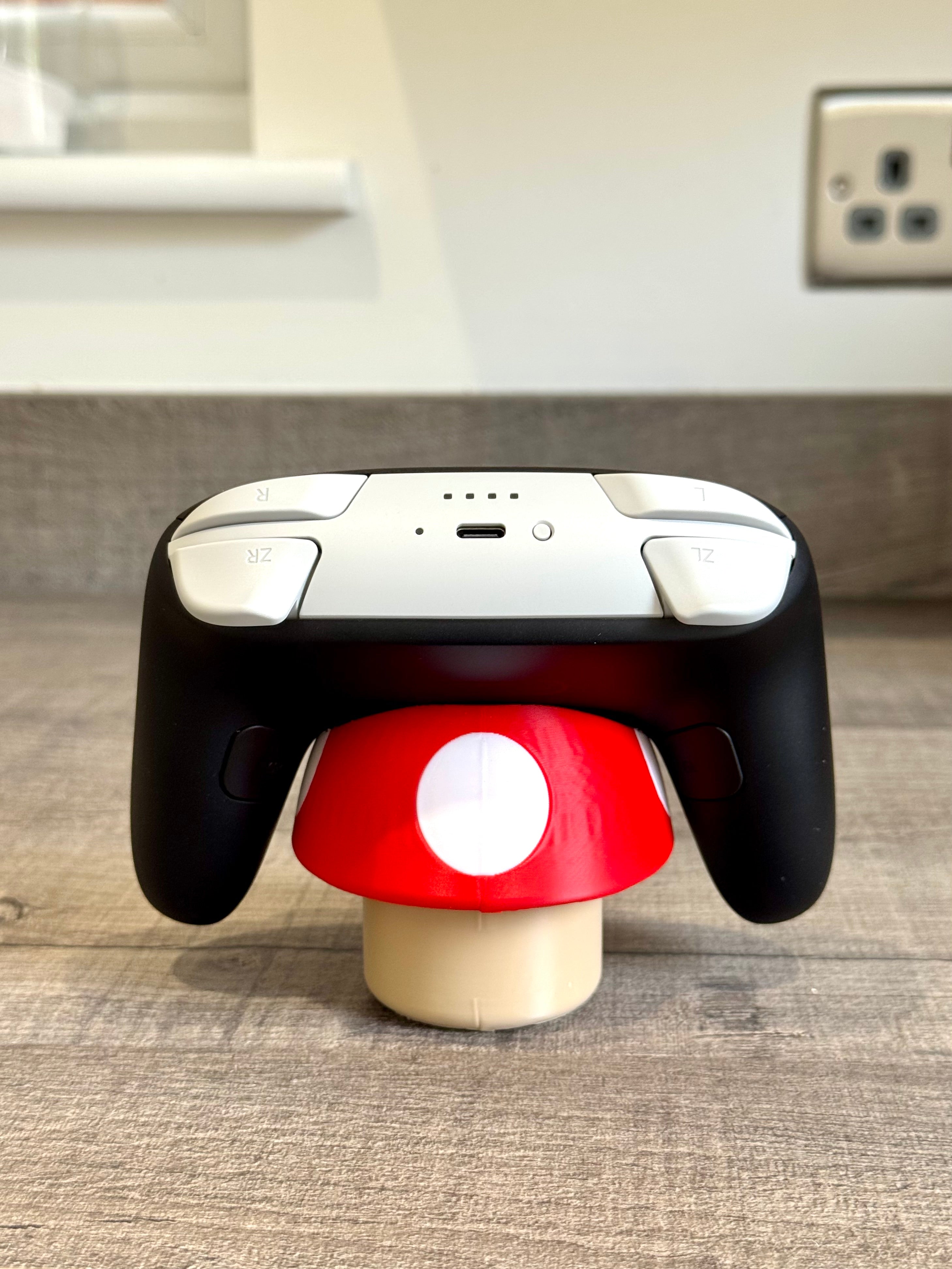 Nintendo Switch 1 & 2 Pro Controller Mushroom Toad Stand Holder