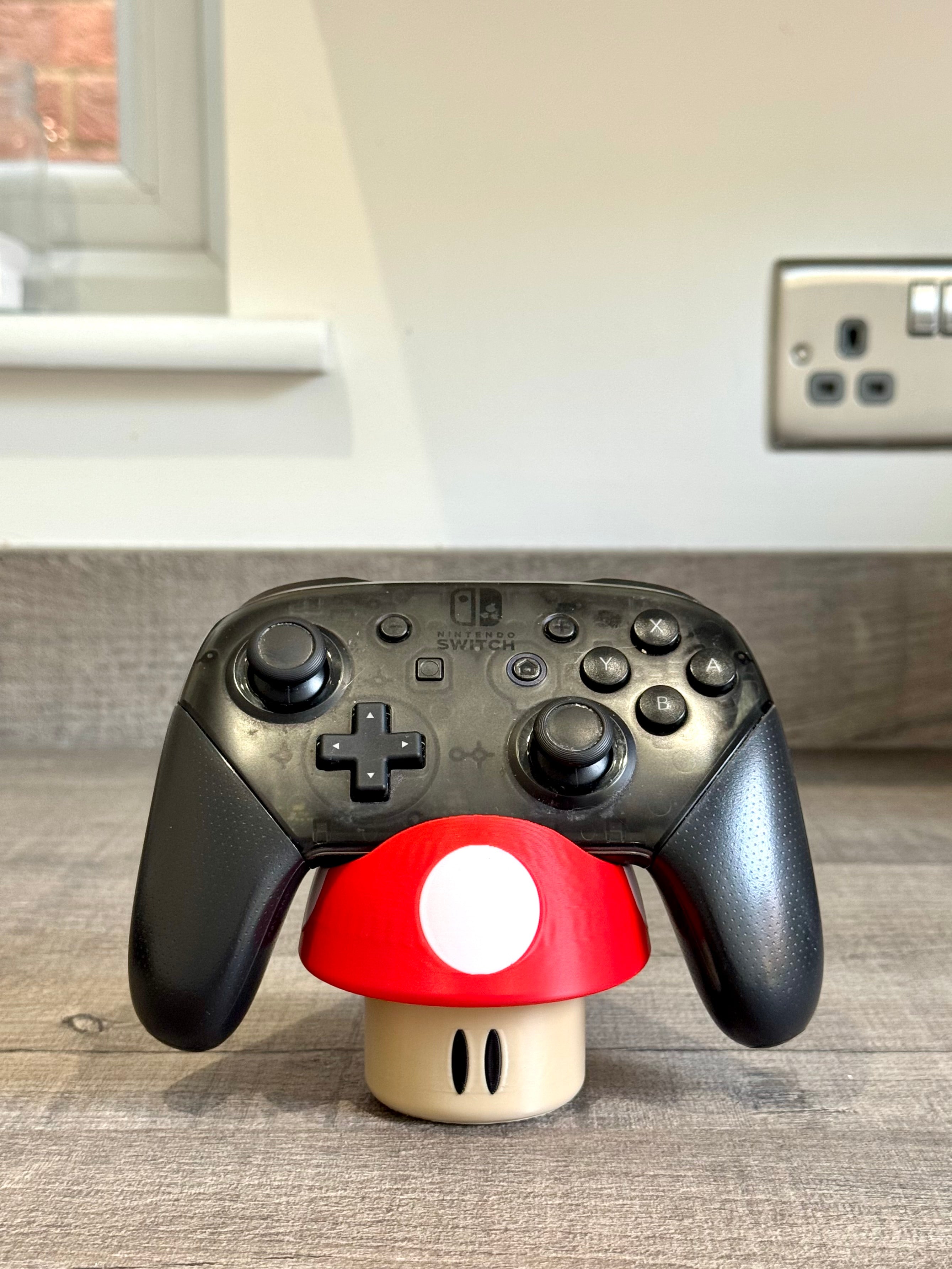 Nintendo Switch 1 & 2 Pro Controller Mushroom Toad Stand Holder
