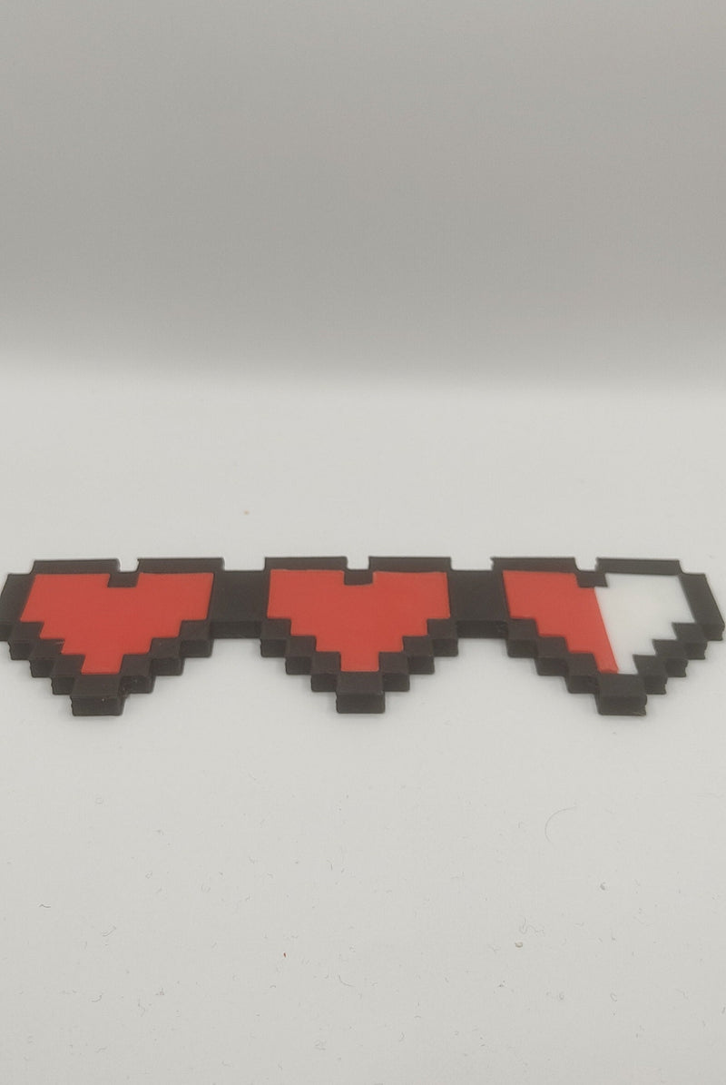 The Legend of Zelda Hearts Video Game Logo Sign ~7.5in: A Stunning 3D Printed Decoration for Gamers and Fans with or without magnet